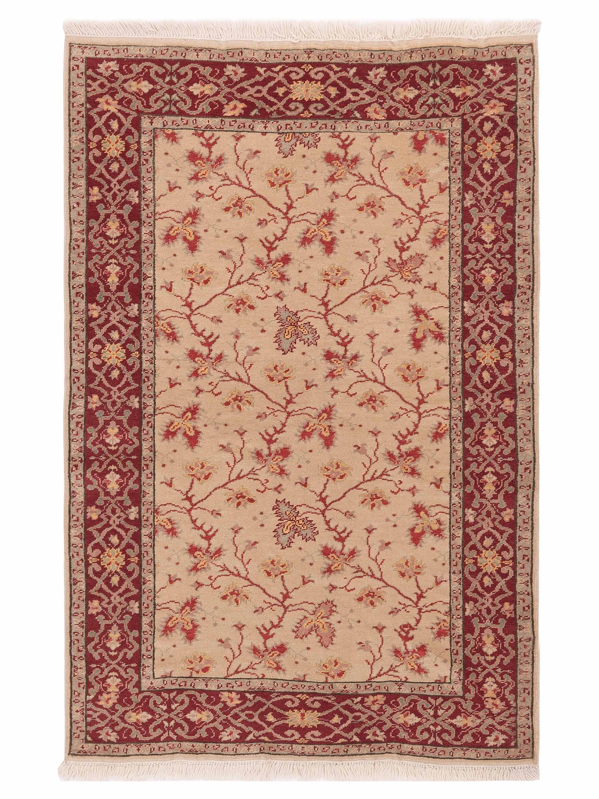 Pasha Antique Loom  Beige Red Transitional