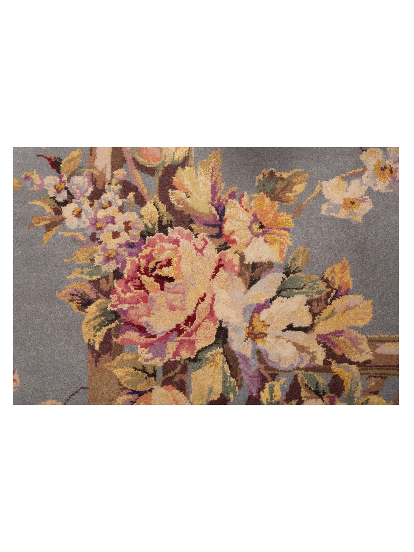 Artalya Gray Gray 7.10x9.10 Hand Knotted Rug