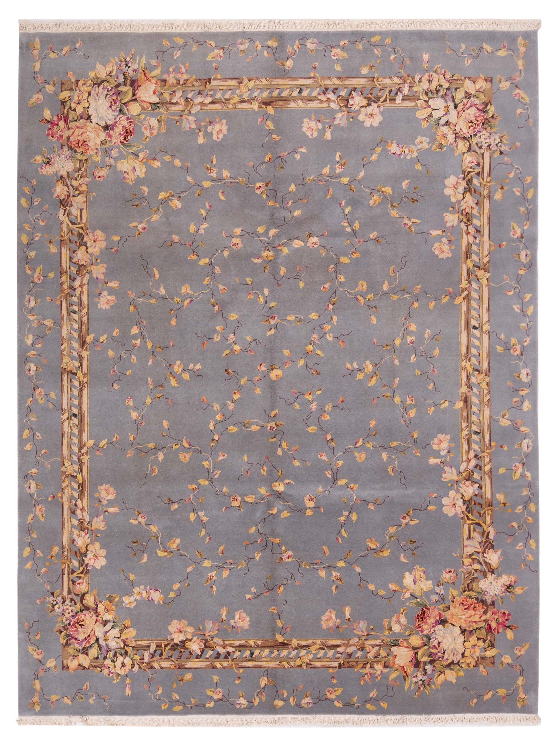 Pasha Magnolia  Gray Gray Traditional