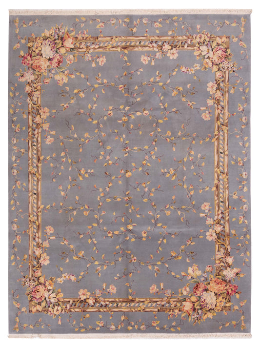 Pasha Magnolia  Gray Gray Traditional