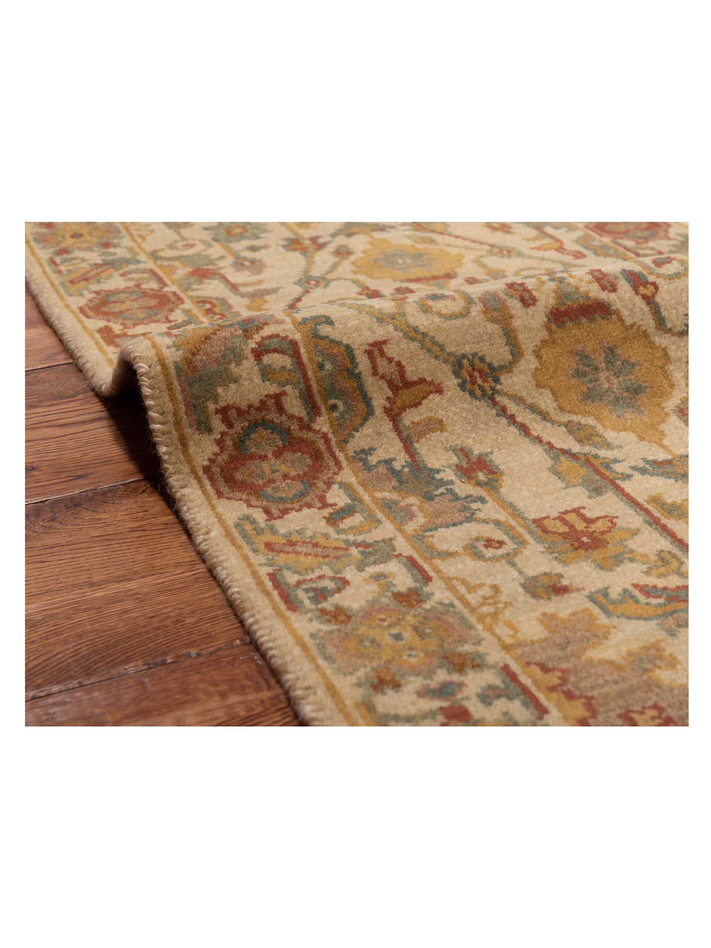 Modeva Beige Beige 2x4 Hand Knotted Rug