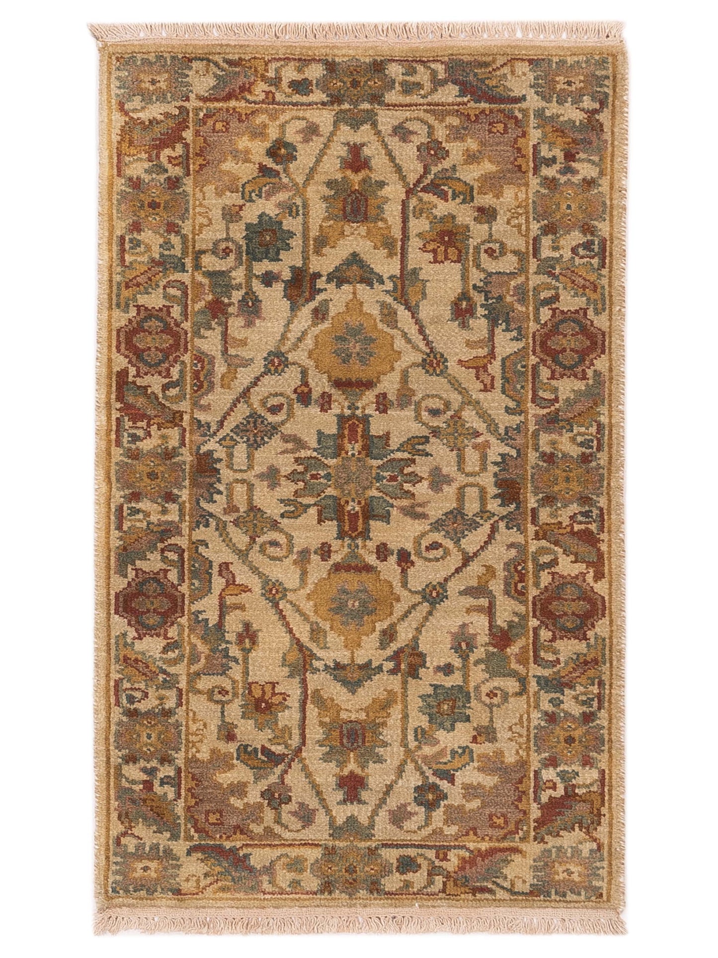 Rajpur Lilac  Beige Beige Traditional