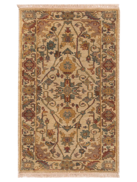 Rajpur Lilac  Beige Beige Traditional