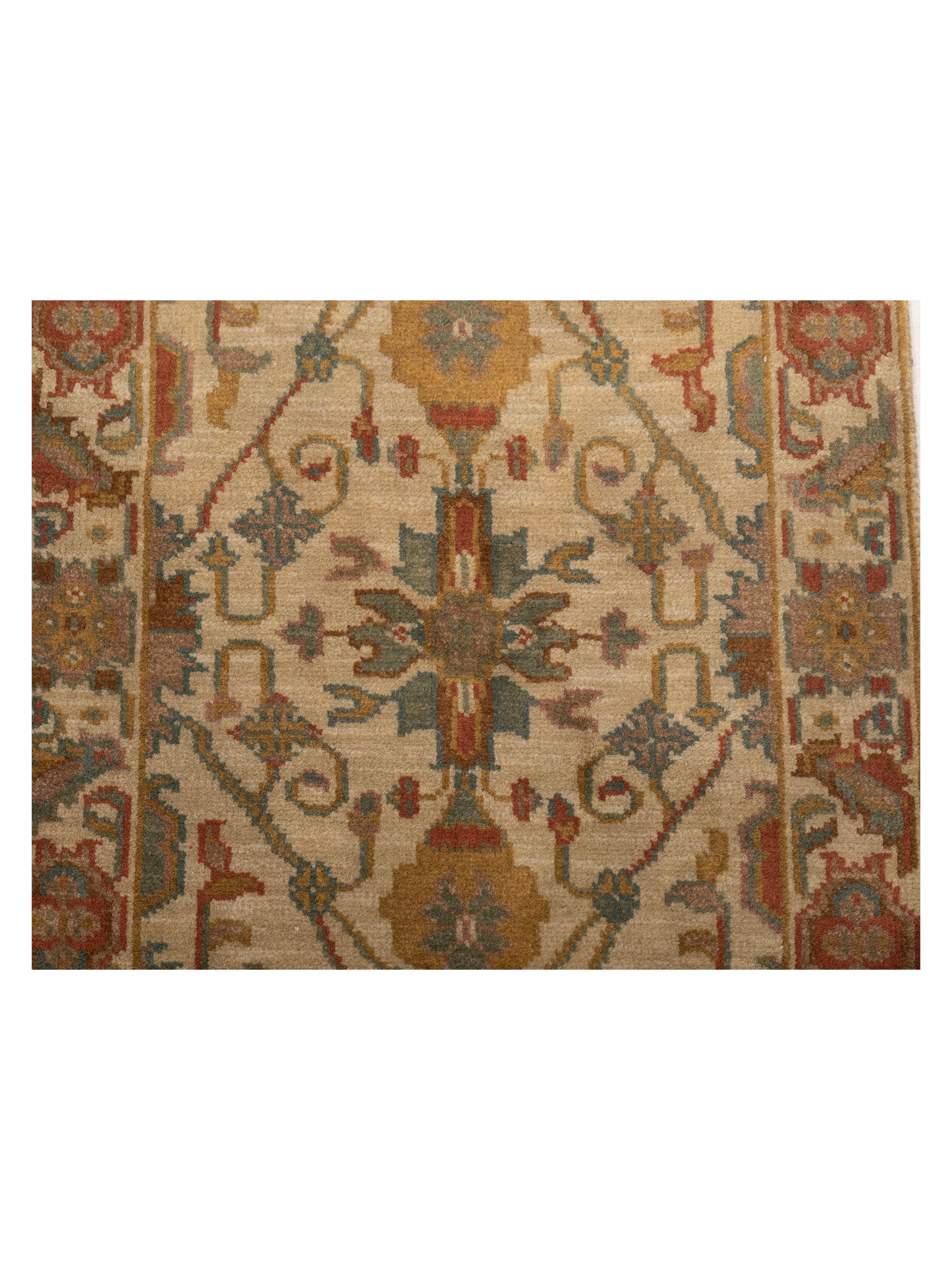 Modeva Beige Beige 2x4 Hand Knotted Rug
