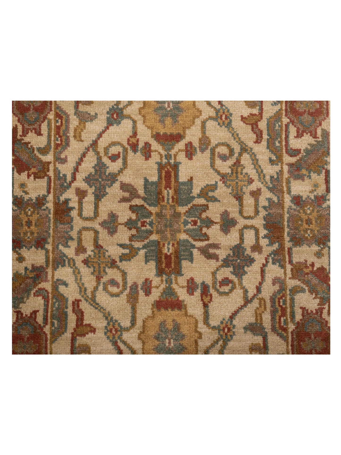 Modeva Beige Beige 2x4 Hand Knotted Rug