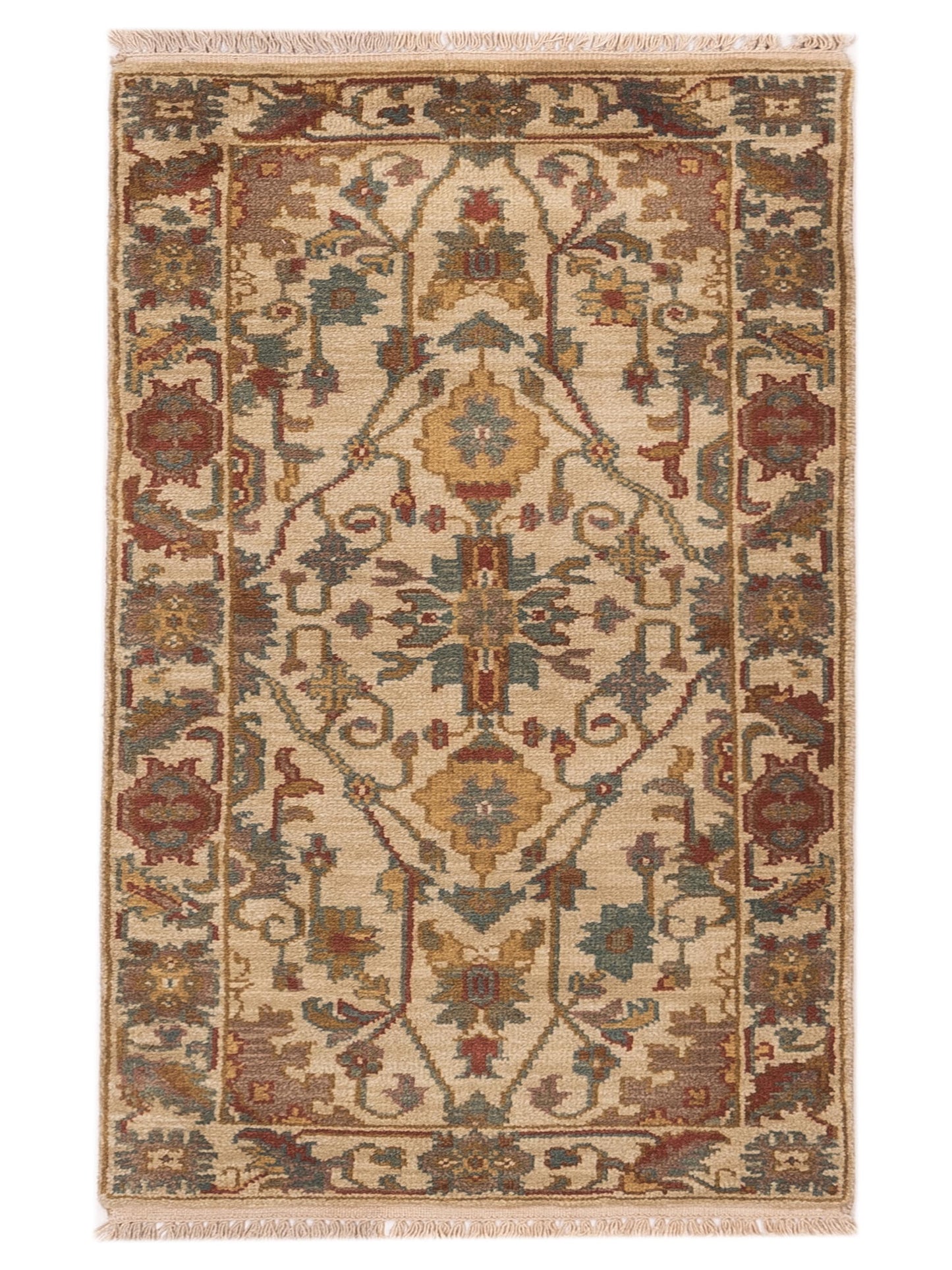 Rajpur Lilac  Beige Beige Traditional