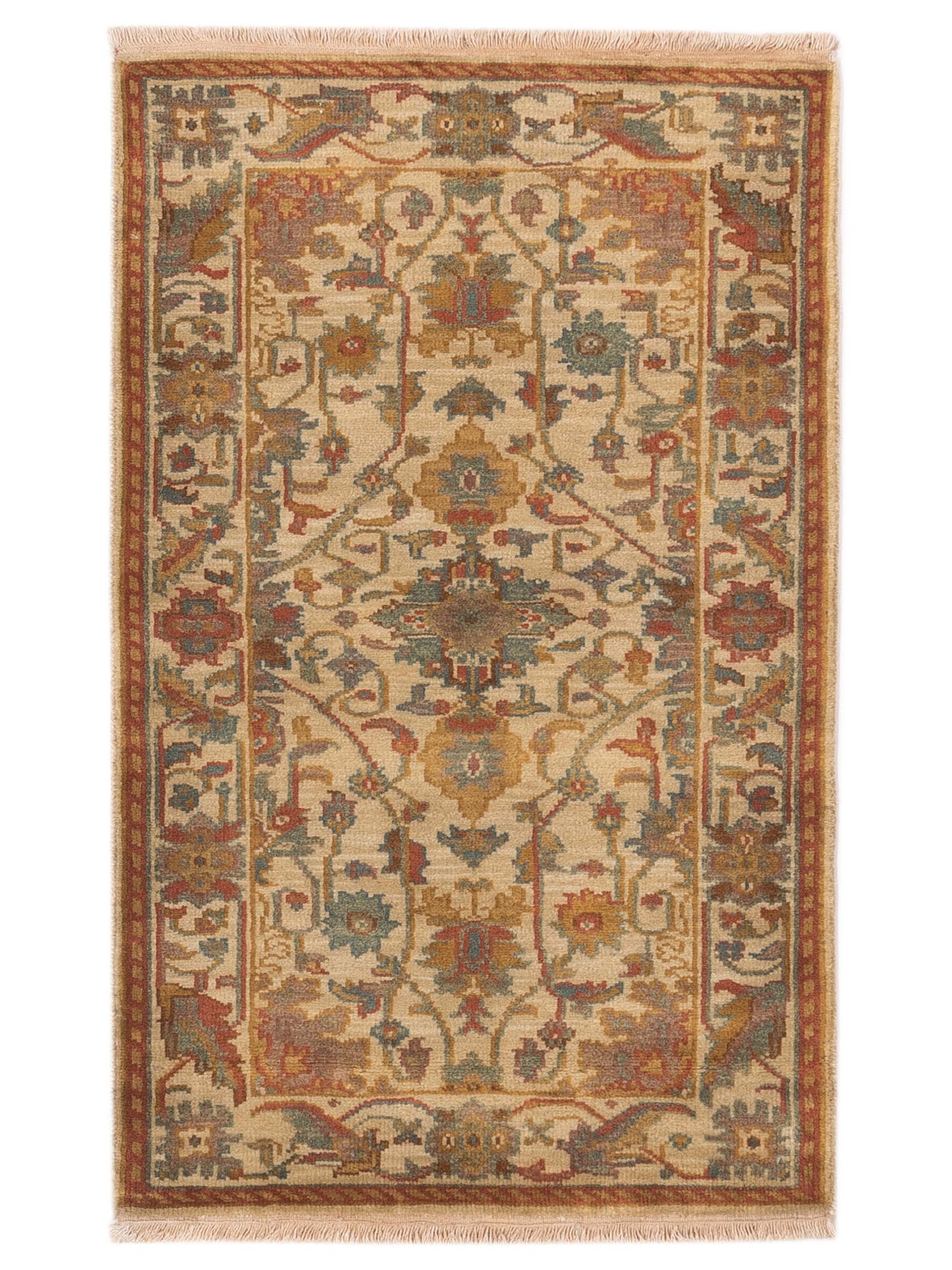 Rajpur Lilac  Beige Beige Traditional