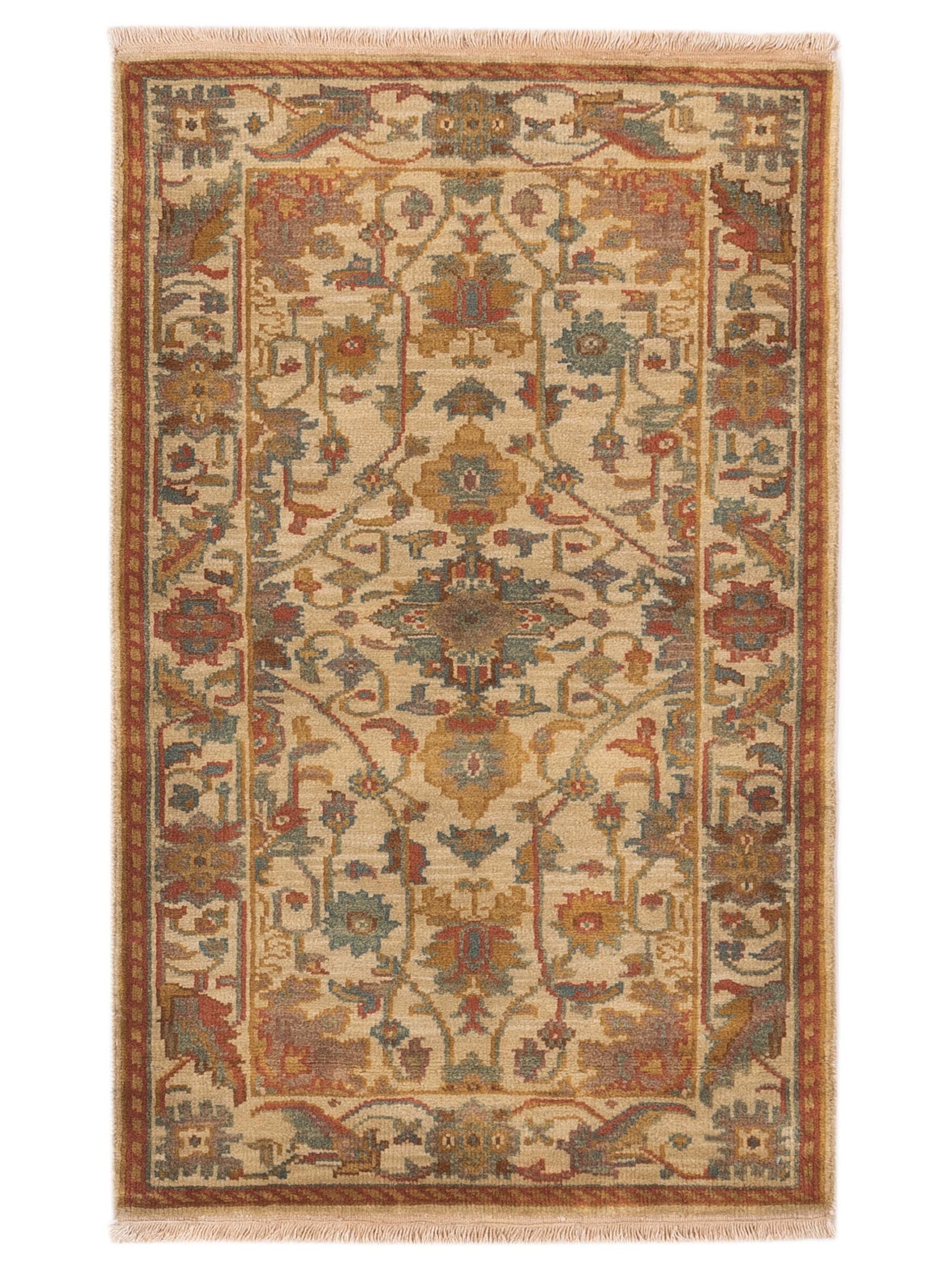 Rajpur Lilac  Beige Beige Traditional