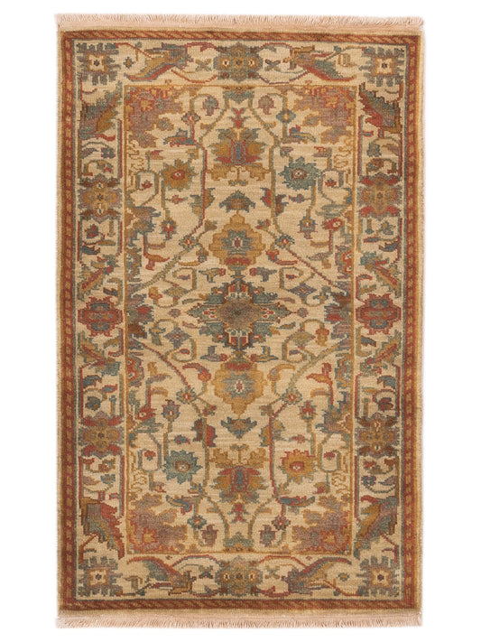 Rajpur Lilac  Beige Beige Traditional