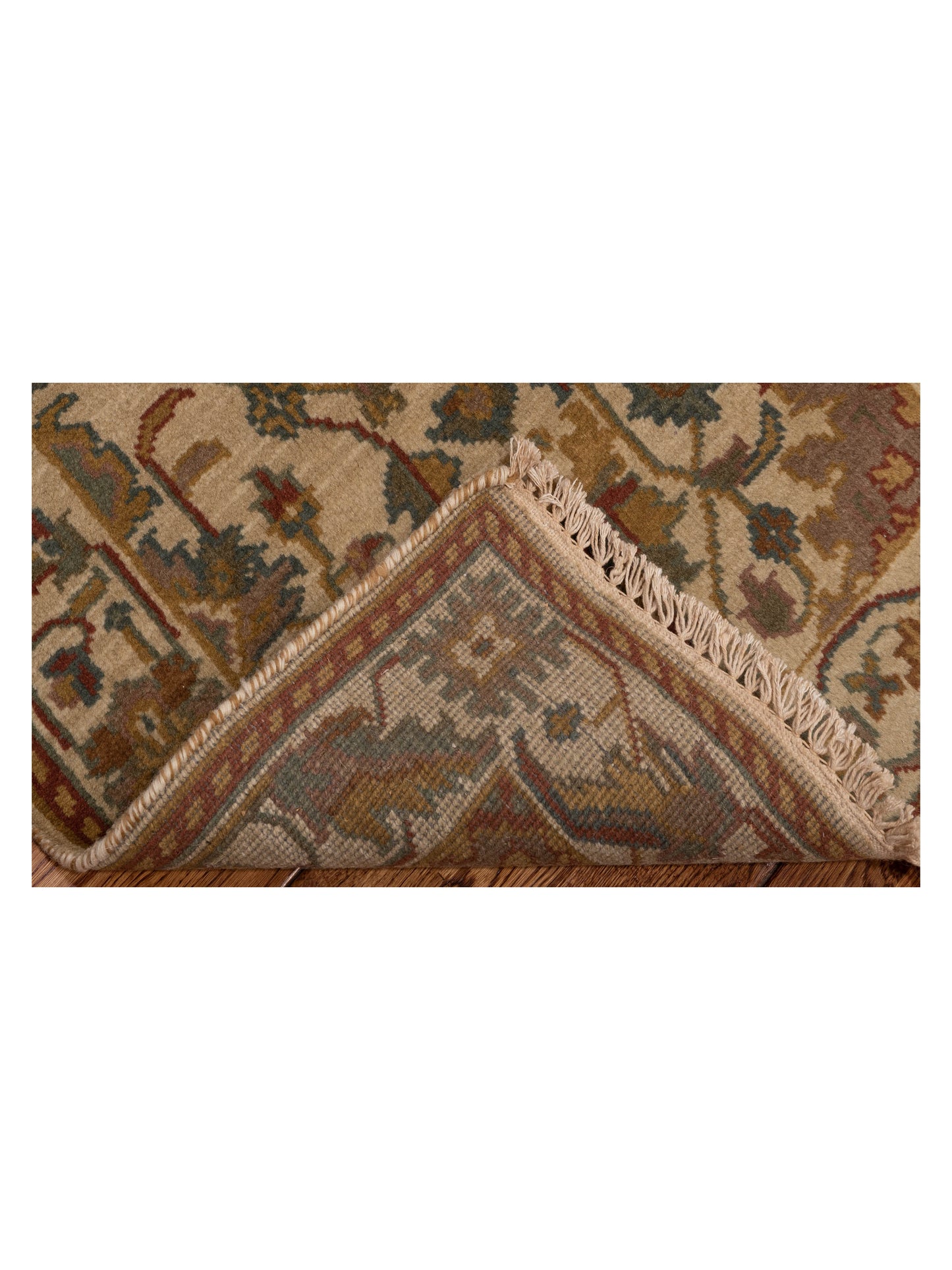 Modeva Beige Beige 2.3x4.6 Hand Knotted Rug
