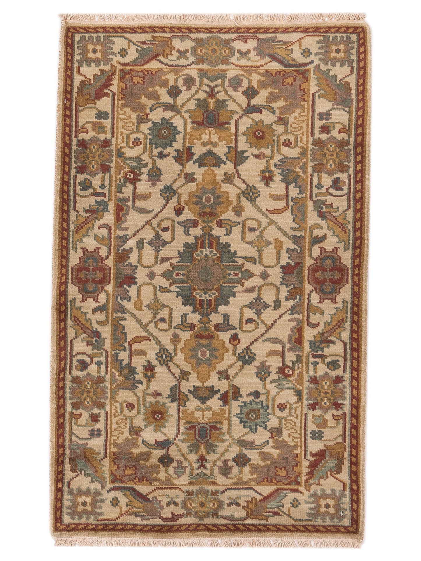 Rajpur Lilac  Beige Beige Traditional