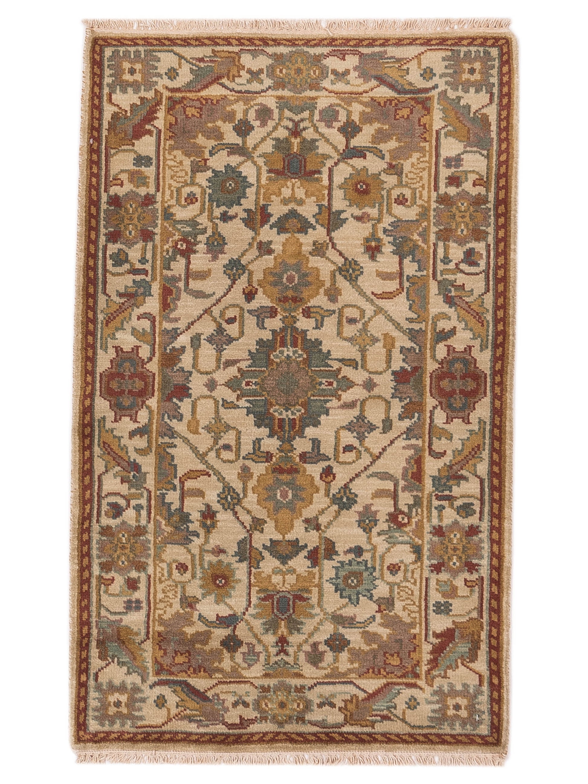 Rajpur Lilac  Beige Beige Traditional