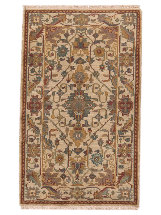 Rajpur Lilac  Beige Beige Traditional