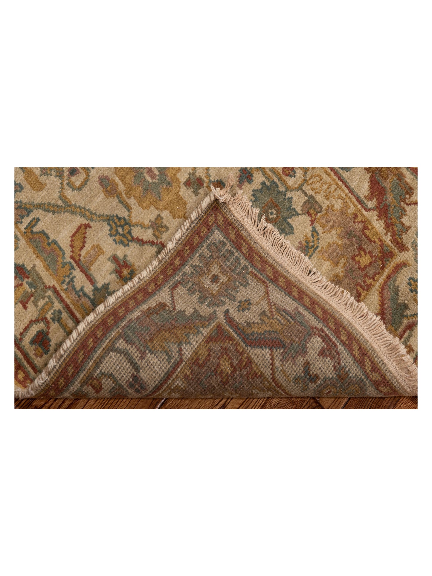 Modeva Beige Beige 2.3x4.6 Hand Knotted Rug