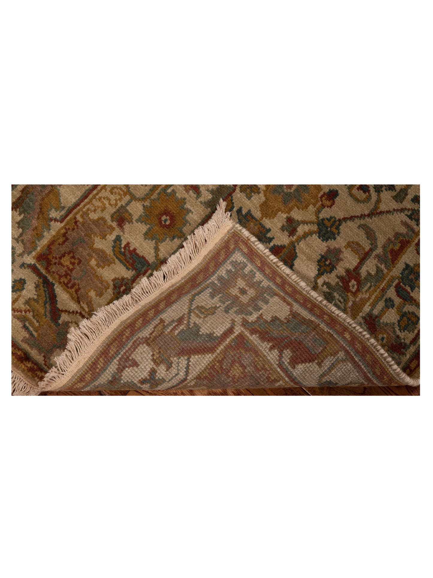 Modeva Beige Beige 2.3x4.6 Hand Knotted Rug