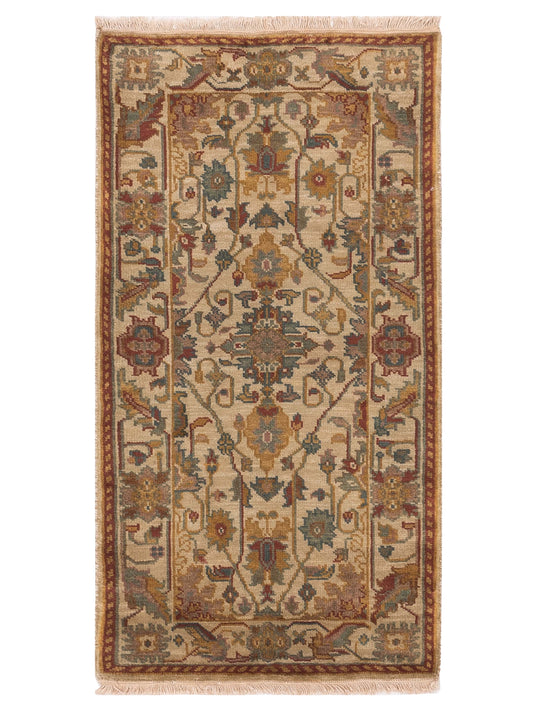 Rajpur Lilac  Beige Beige Traditional