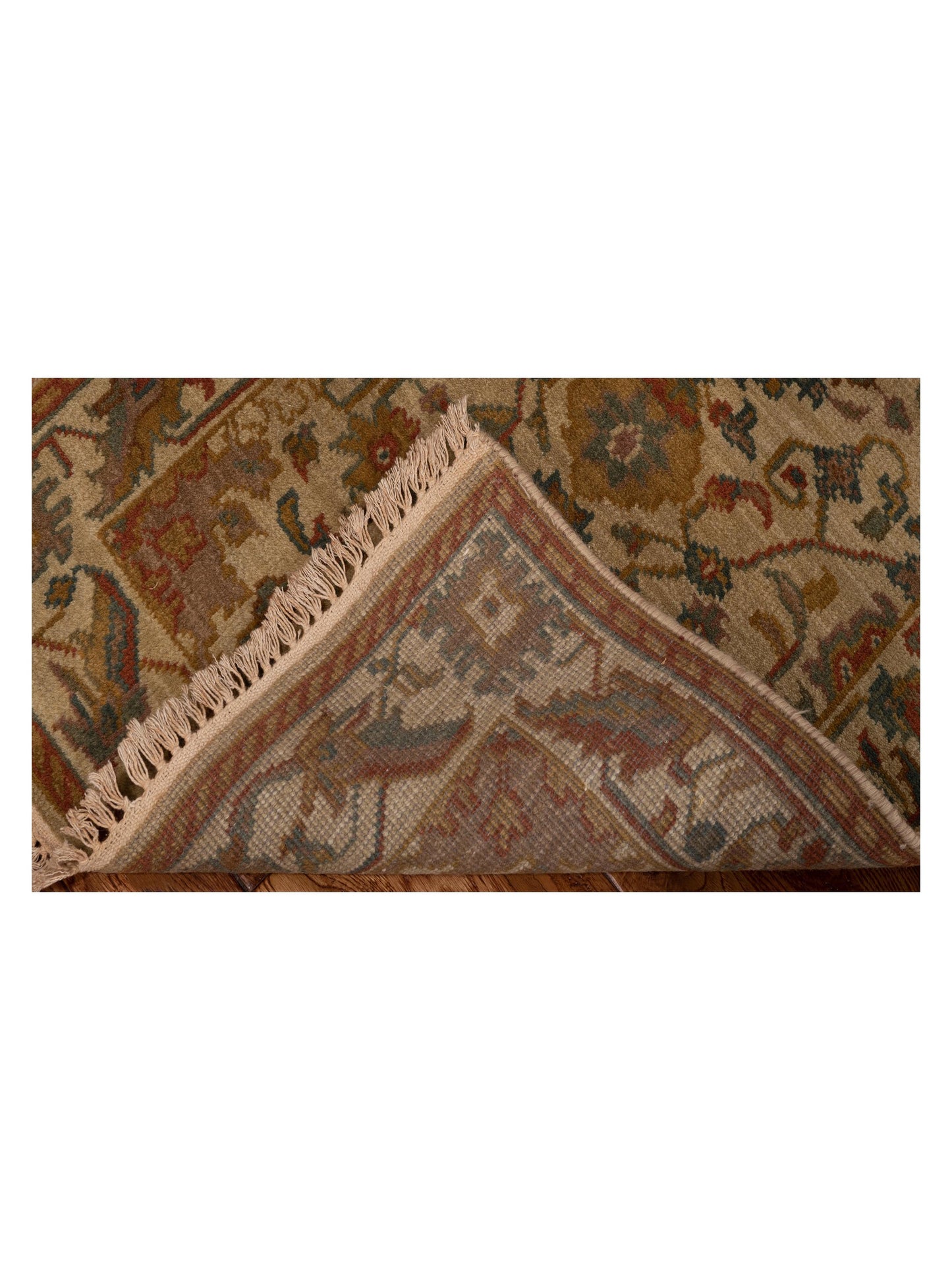 Modeva Beige Beige 2.3x4.6 Hand Knotted Rug