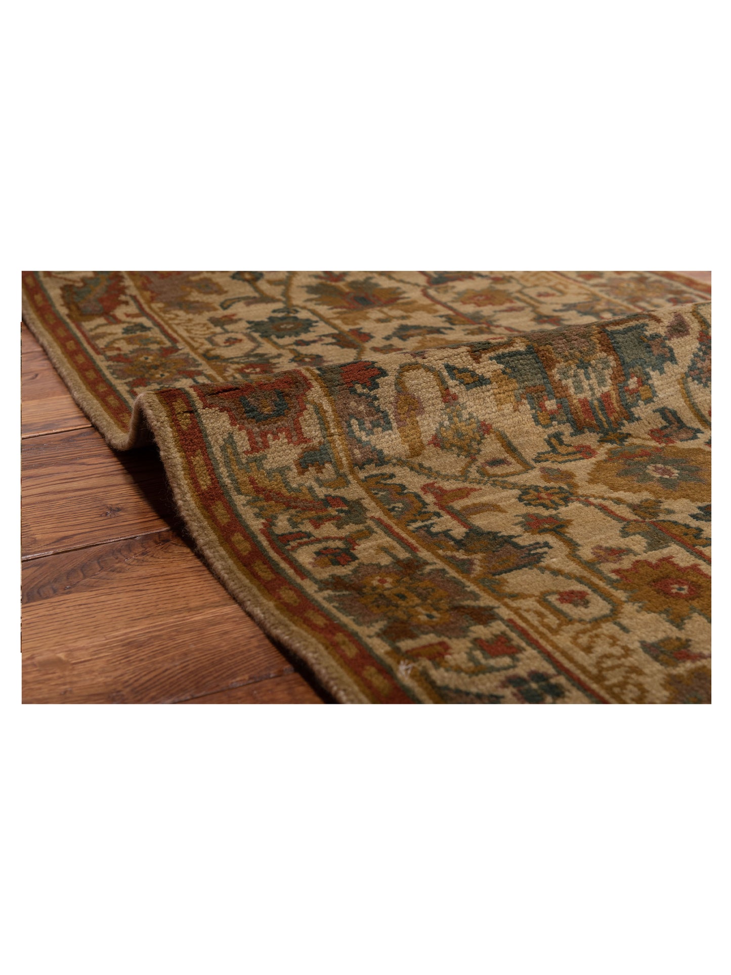 Modeva Beige Beige 2.3x4.6 Hand Knotted Rug