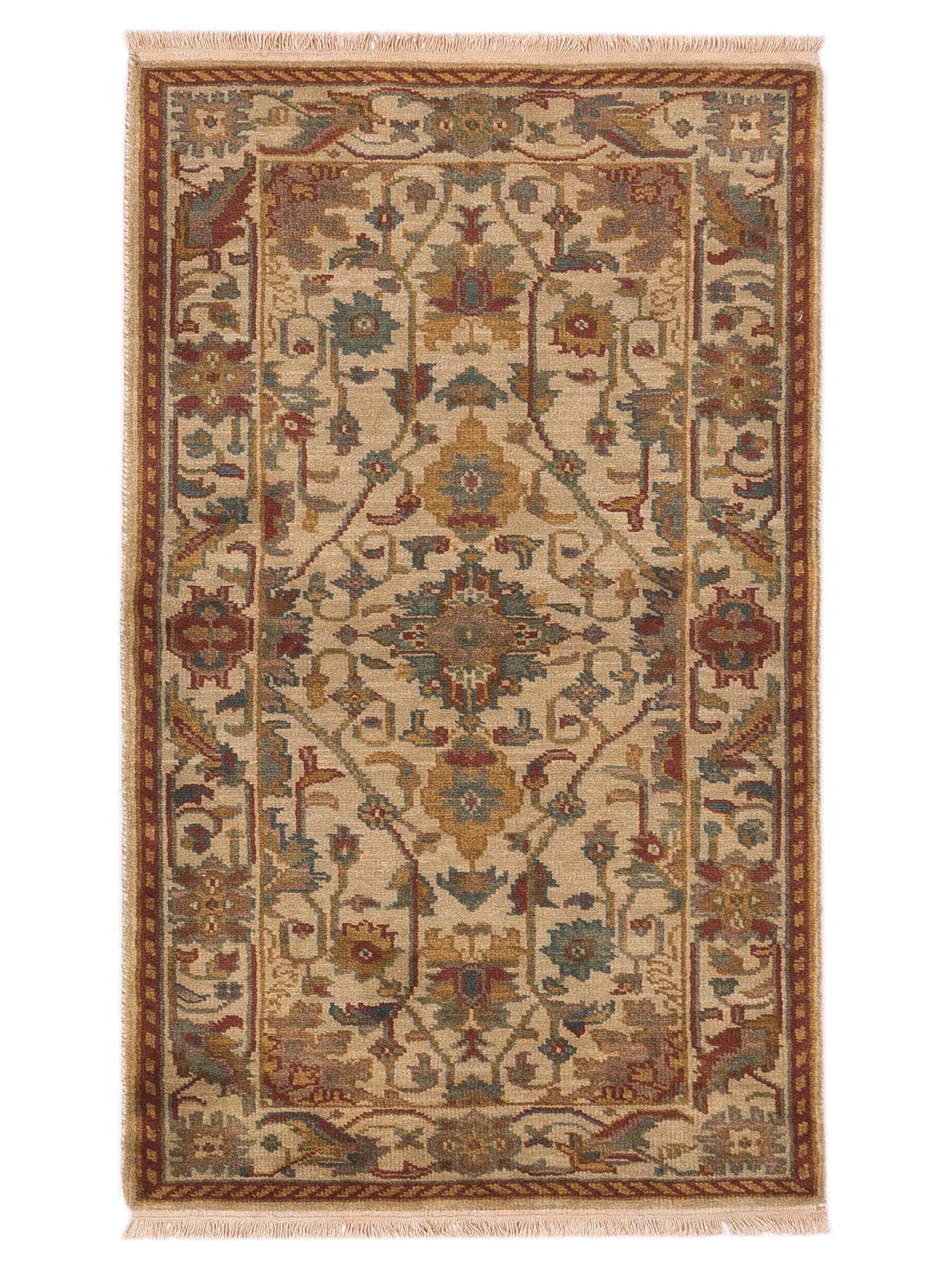 Rajpur Lilac  Beige Beige Traditional