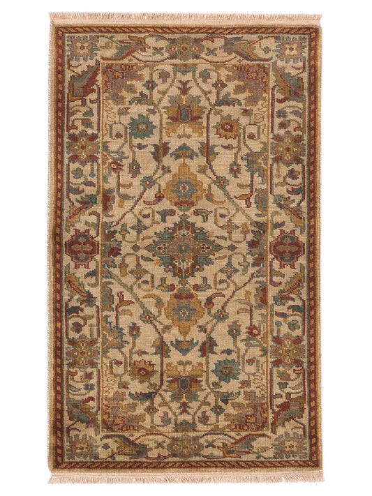 Rajpur Lilac  Beige Beige Traditional