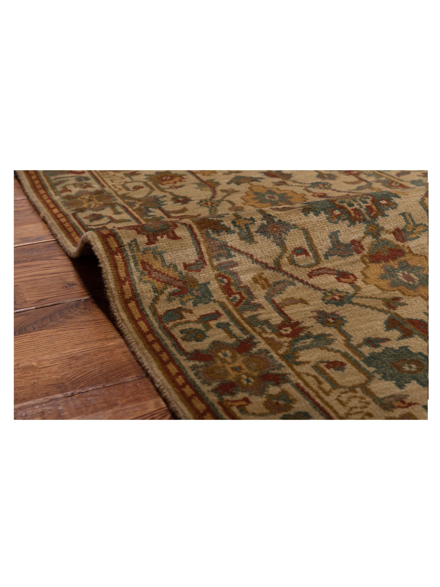 Modeva Beige Beige 2.3x4.6 Hand Knotted Rug