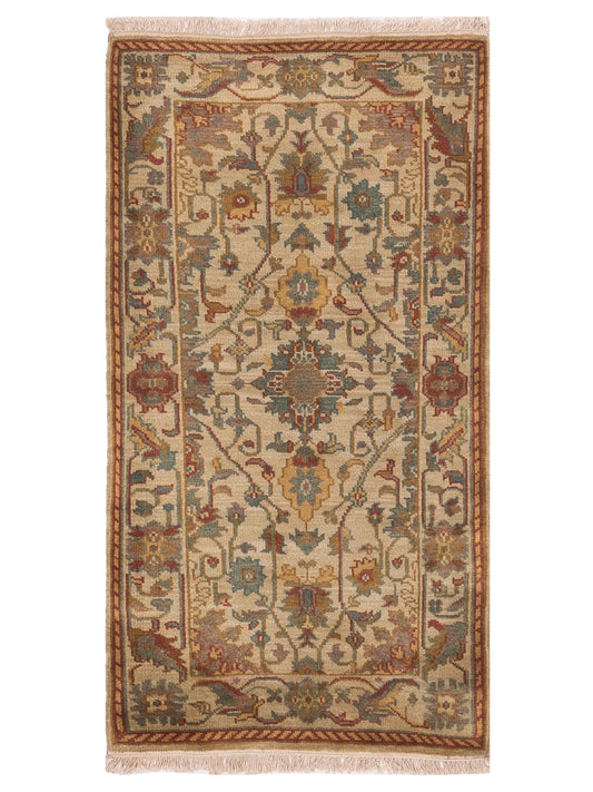 Rajpur Lilac  Beige Beige Traditional