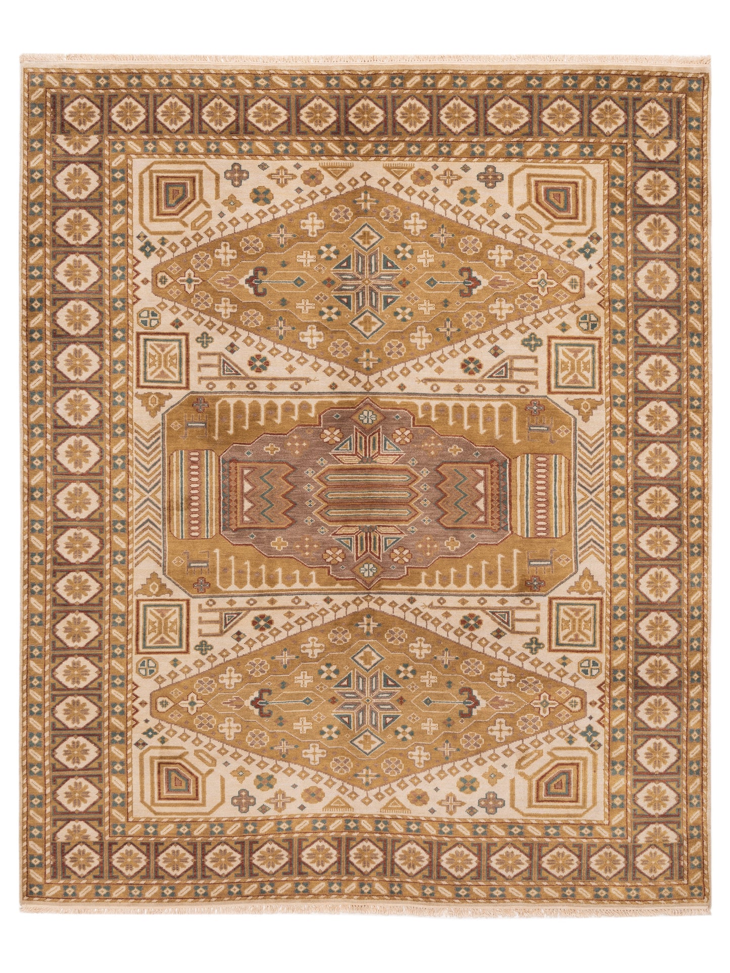 Rajpur Lilac  Ivory Navy Traditional