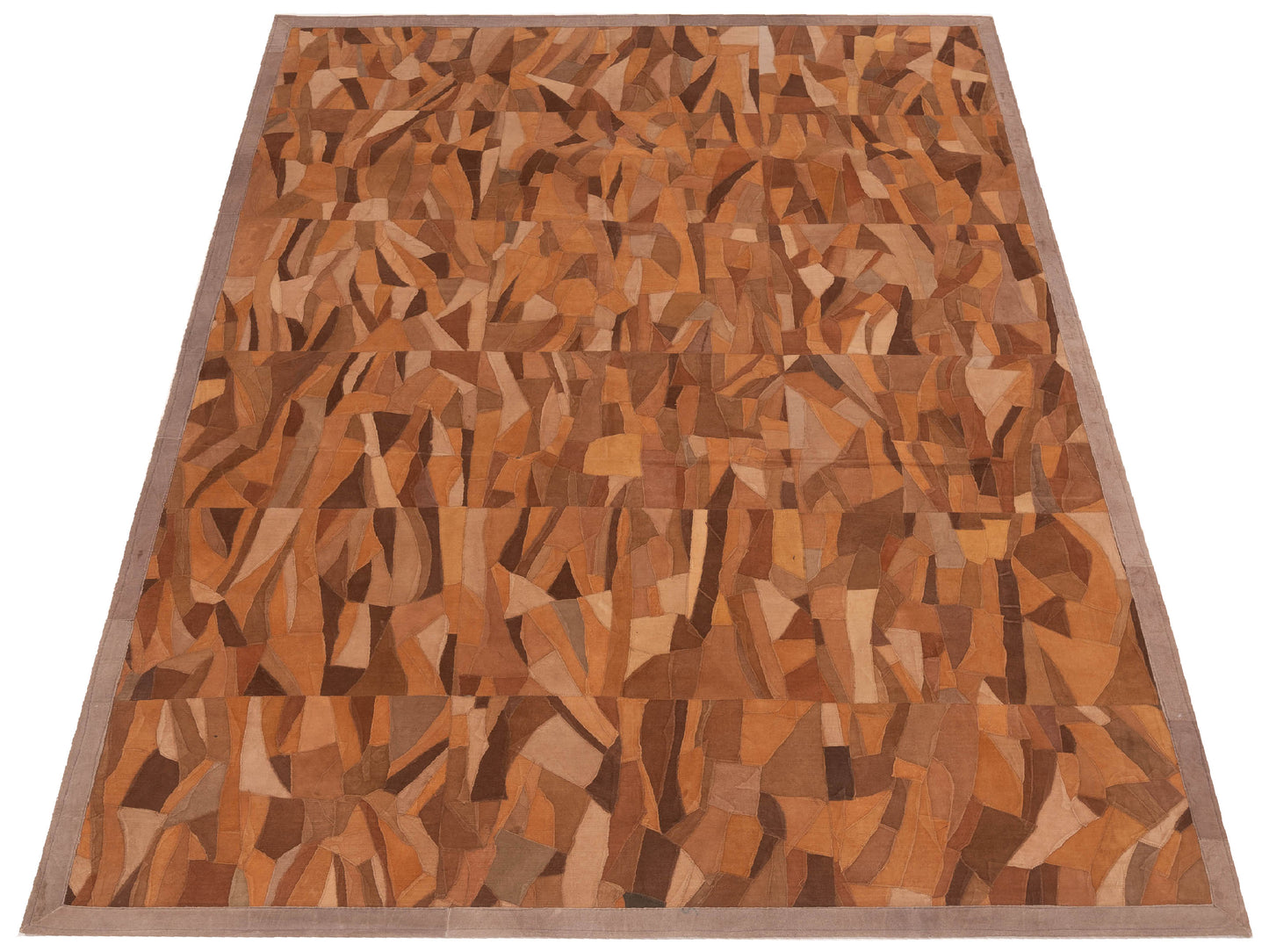 Levara Brown Brown 6x9 Hand Woven Rug