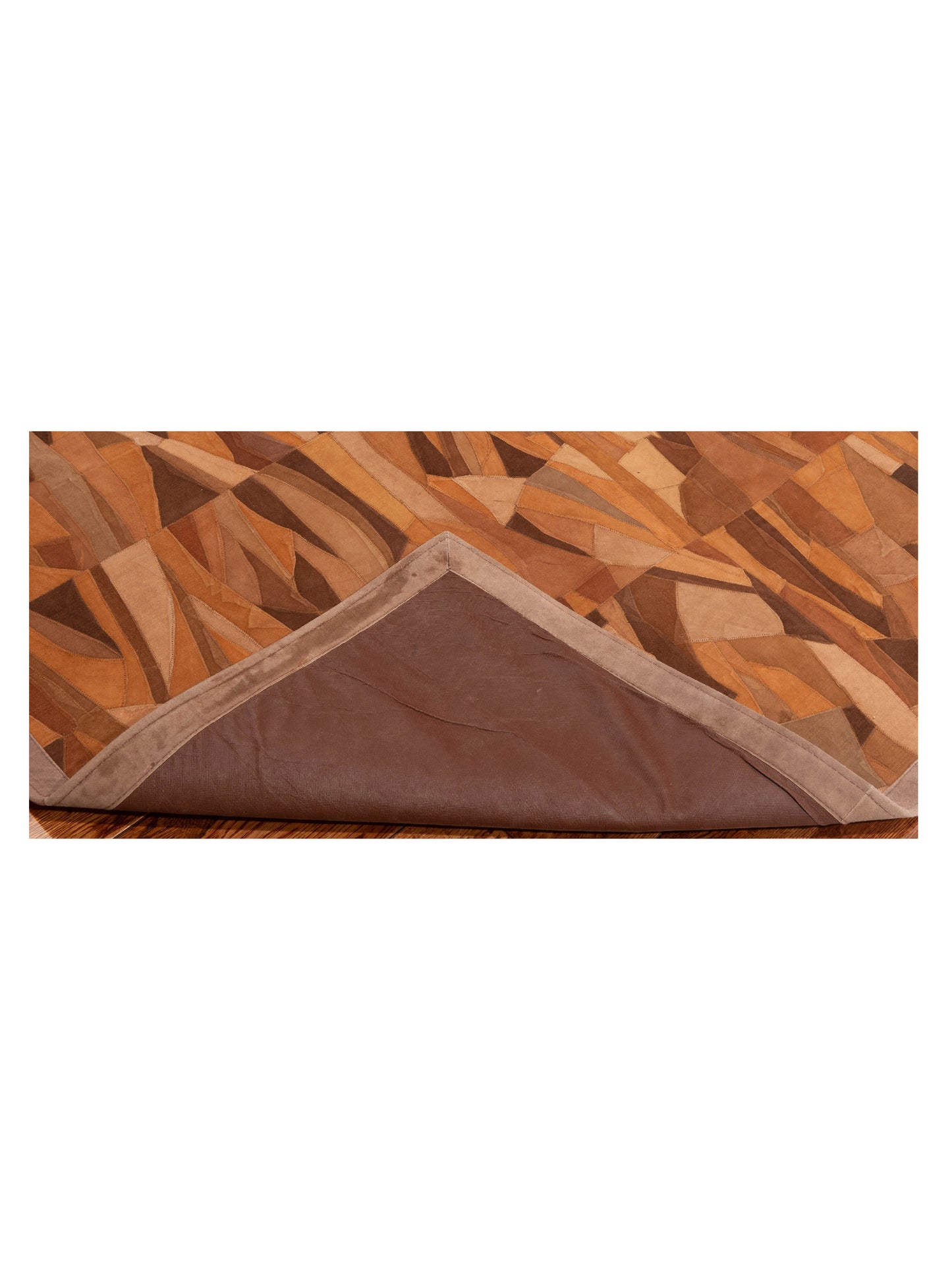 Levara Brown Brown 6x9 Hand Woven Rug