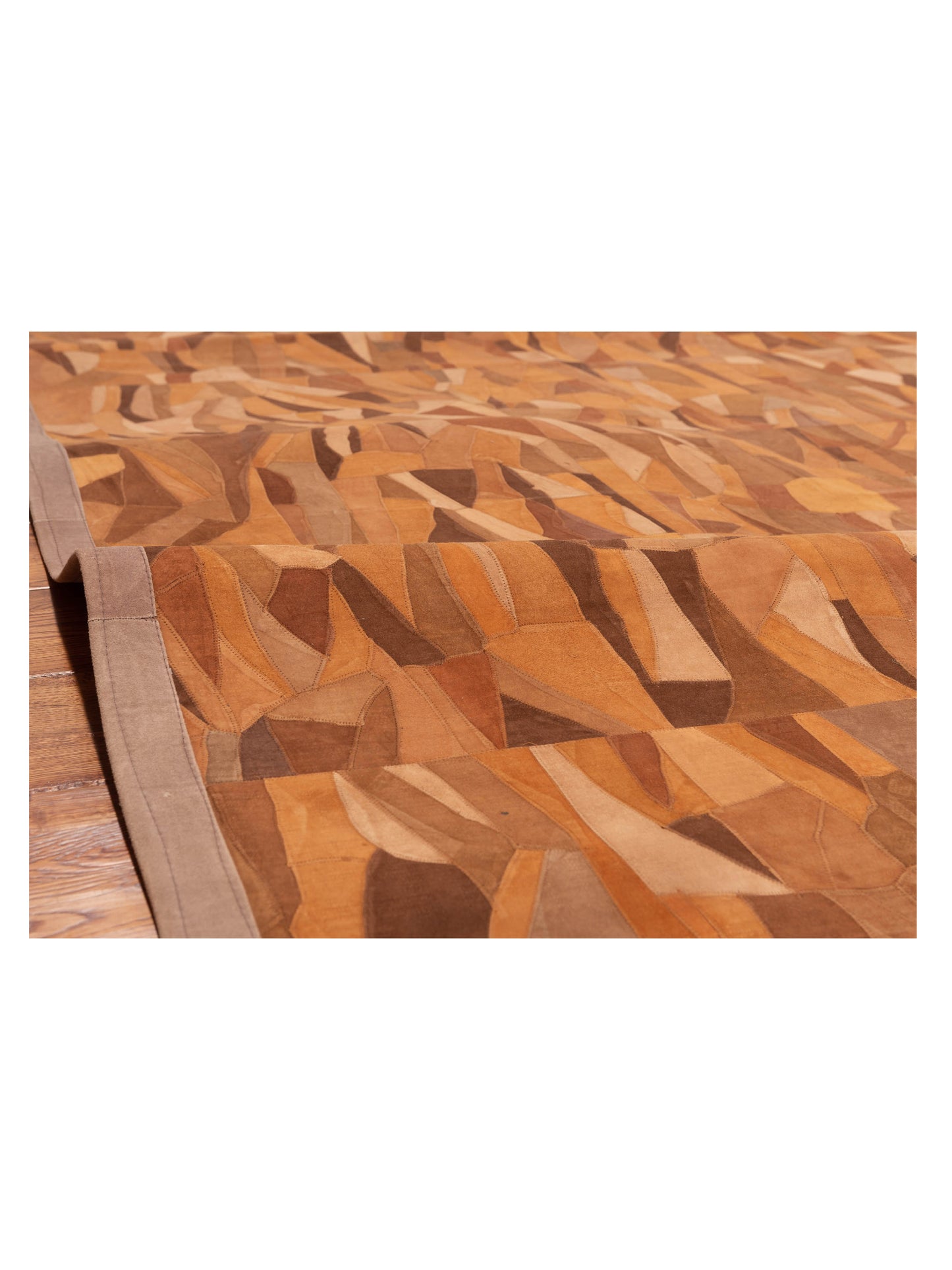 Levara Brown Brown 6x9 Hand Woven Rug