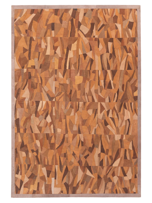 Siena Leather  Brown Brown Contemporary