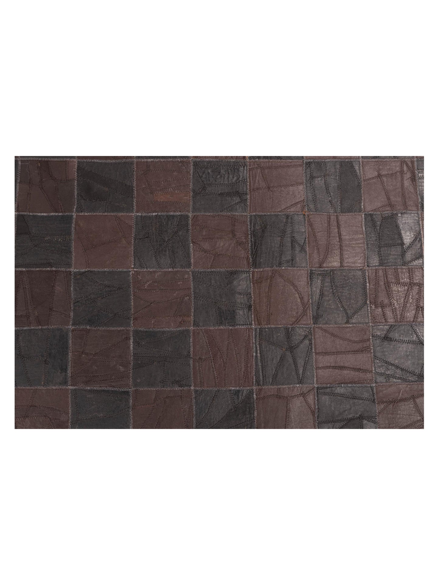 Levara Dark Brown Dark Brown 6x9 Hand Woven Rug