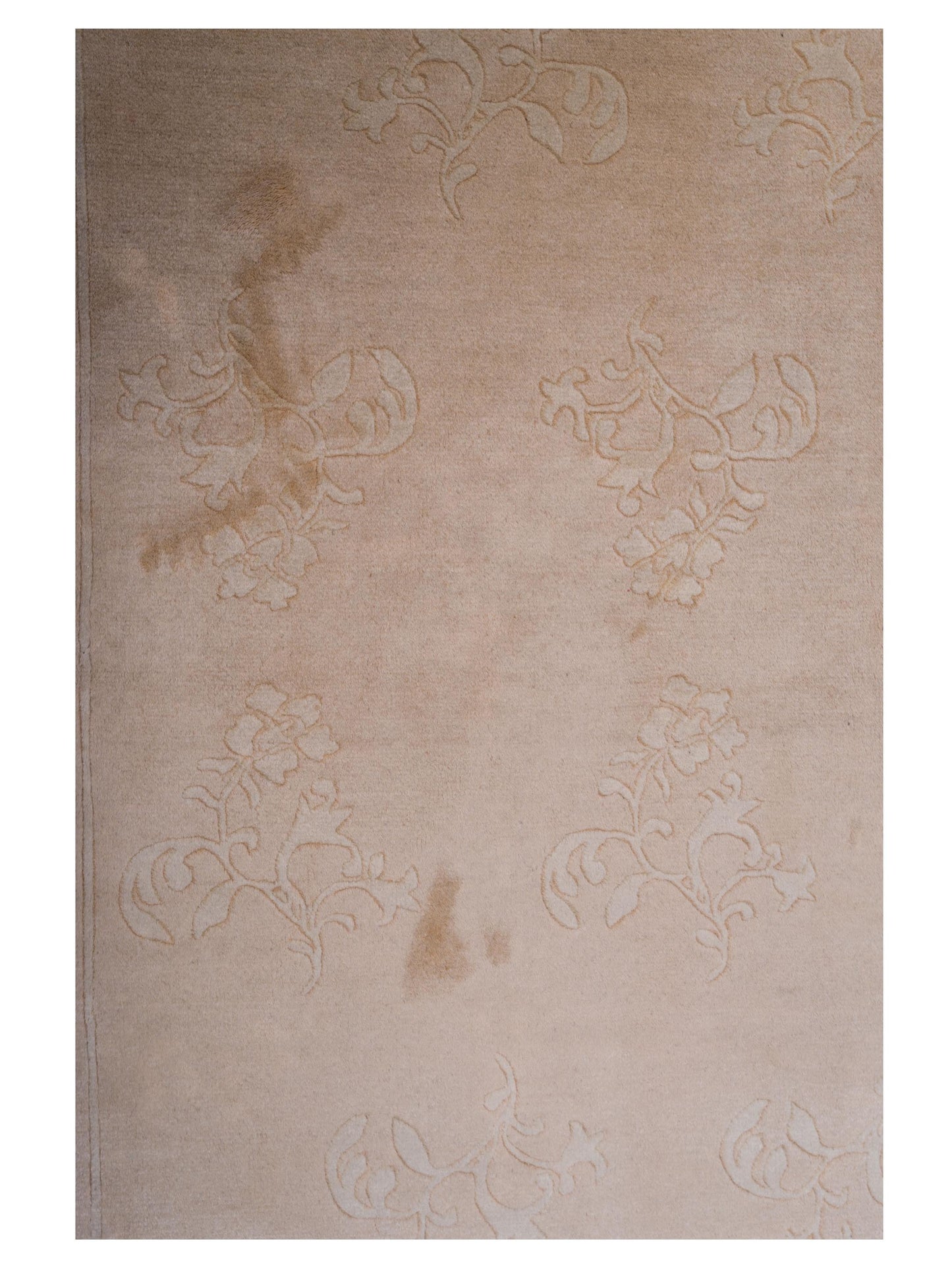 Tibarra Beige 4.1x5.10 Hand Knotted Rug