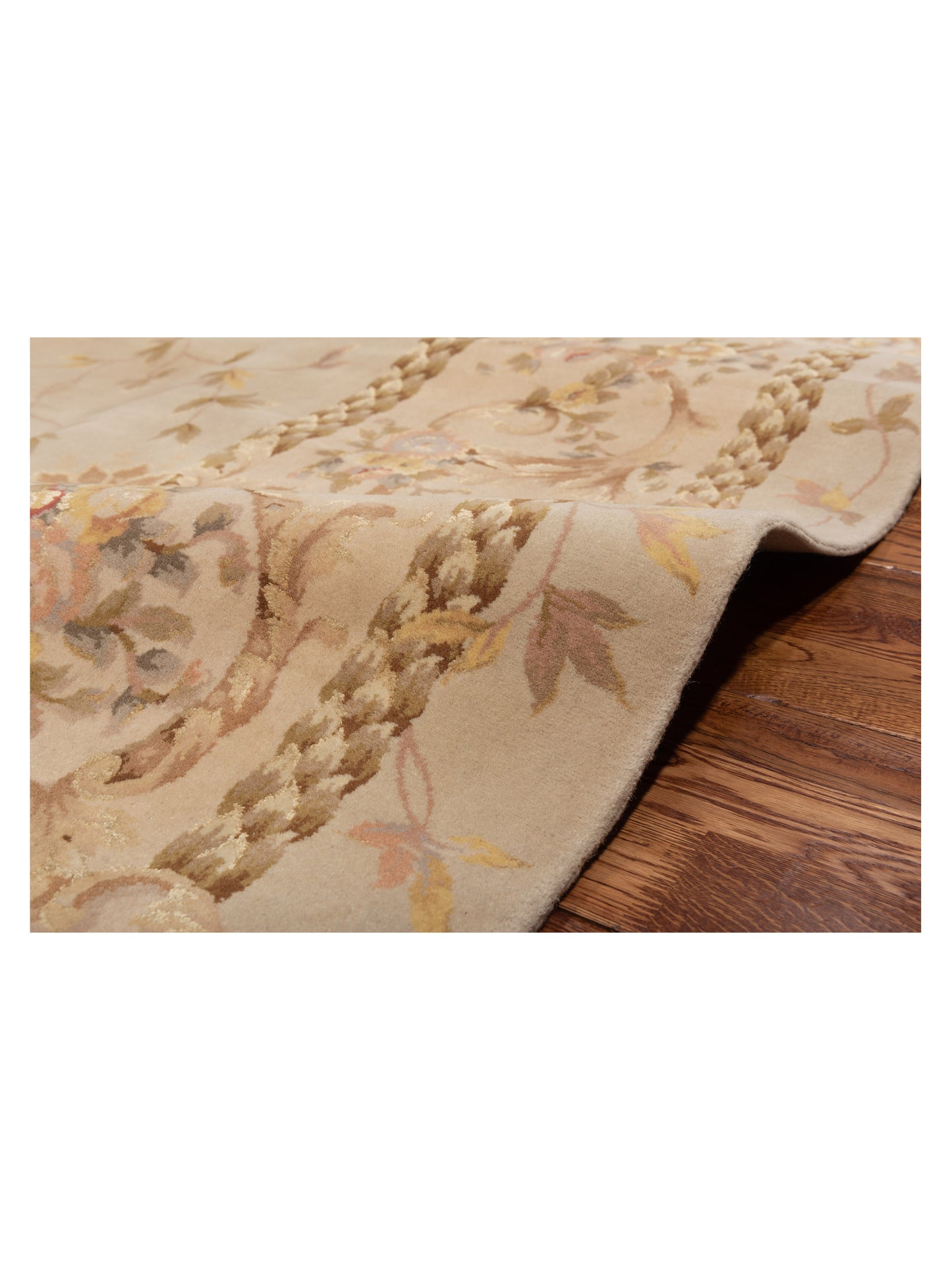 Artalya Ivory Beige 7.9x9.8 Hand Knotted Rug