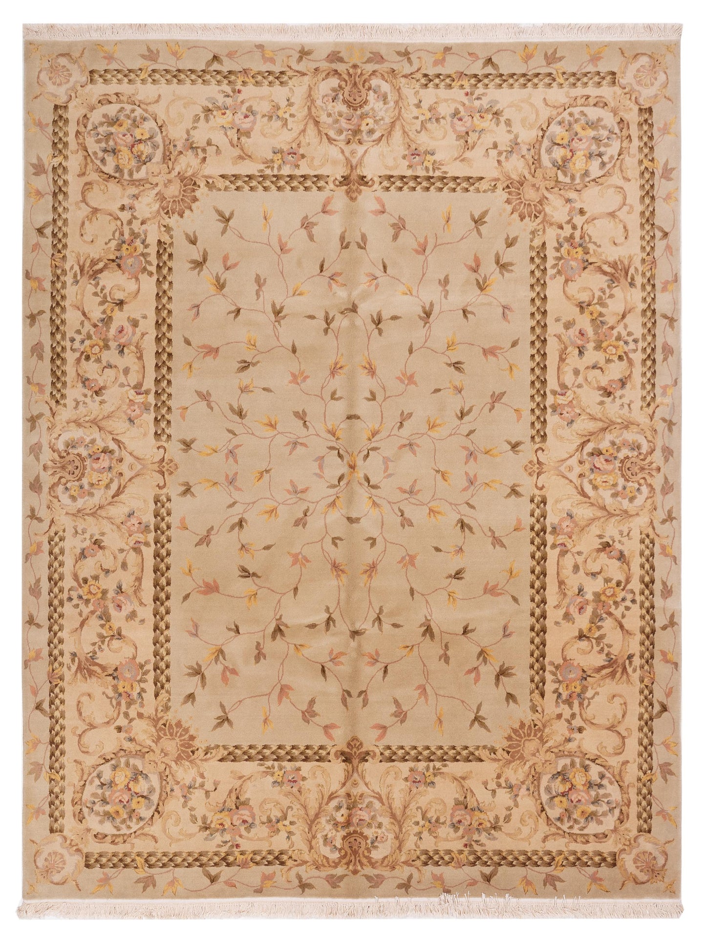 Pasha Magnolia  Ivory Beige Traditional