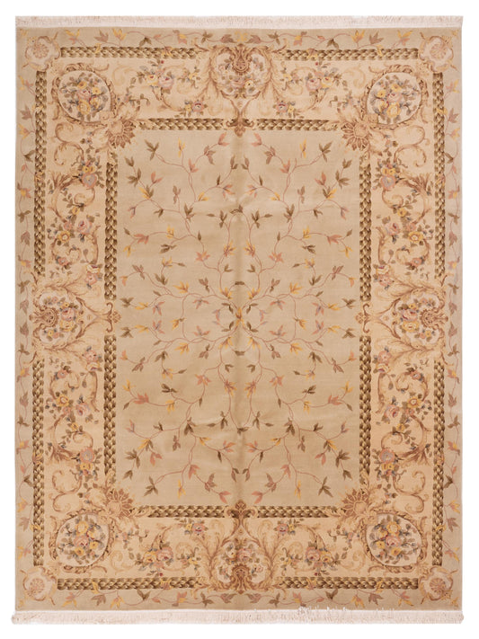 Pasha Magnolia  Ivory Beige Traditional