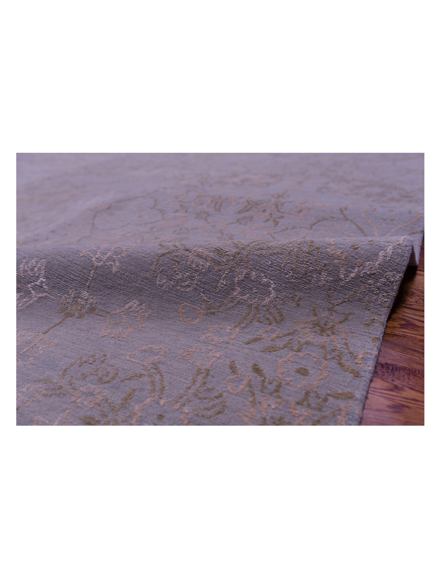 Tamara Sage Green Sage Green 9x12 Hand Knotted Rug