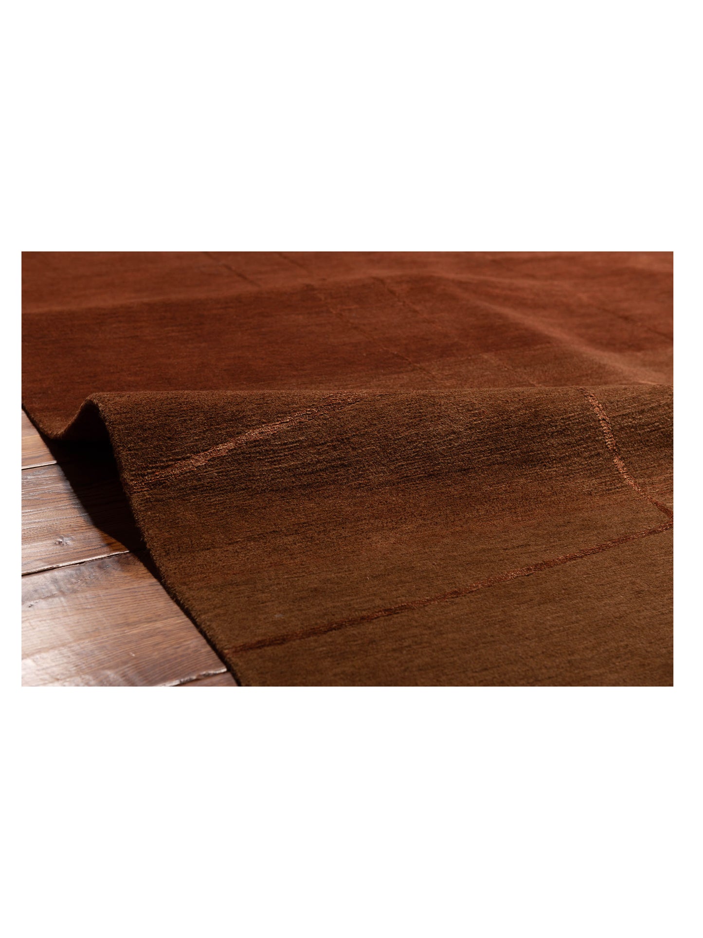 Tamara Brown Brown 9x12 Hand Knotted Rug