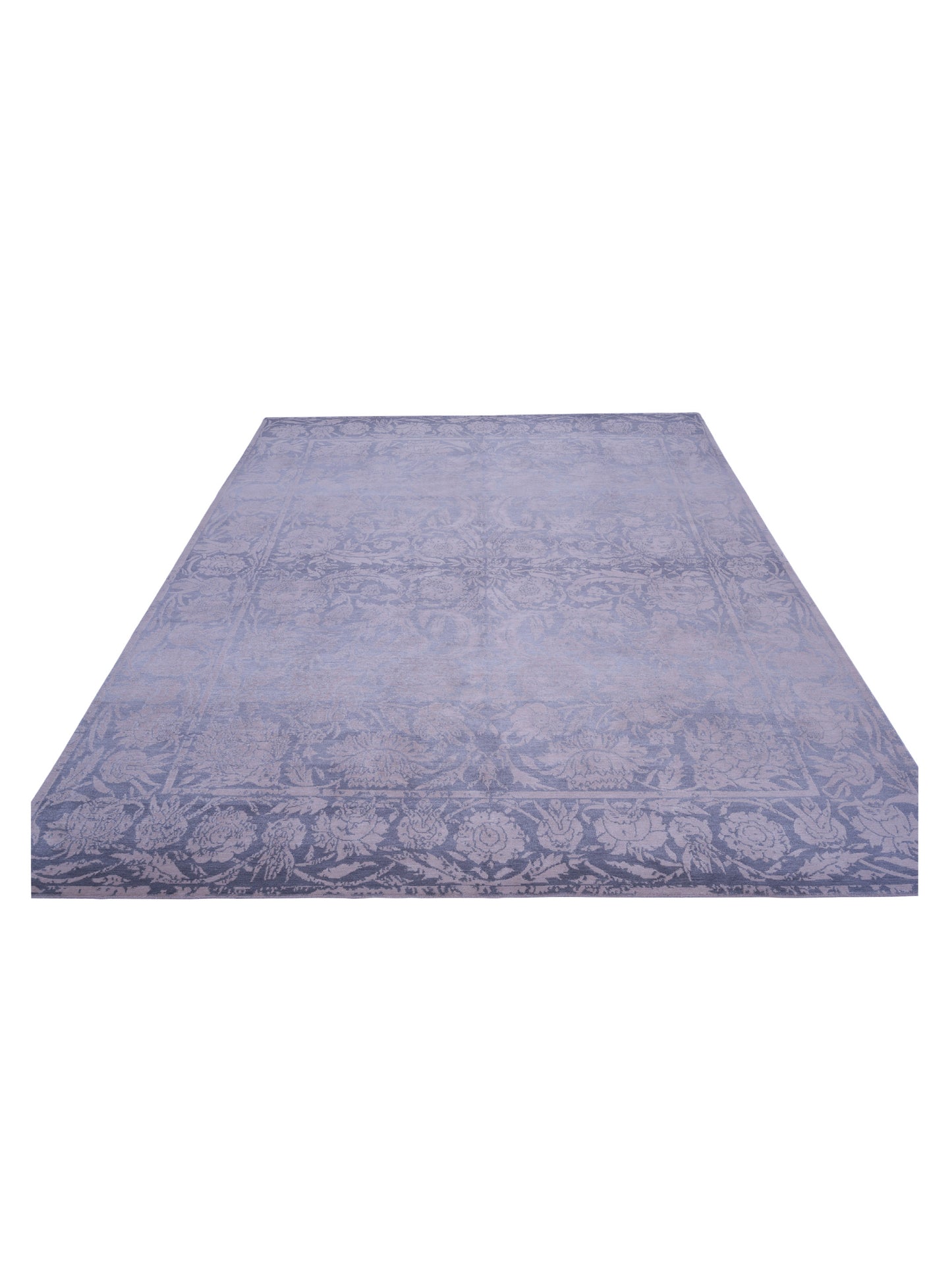 Tamara Sage Green Sage Green 9x12 Hand Knotted Rug
