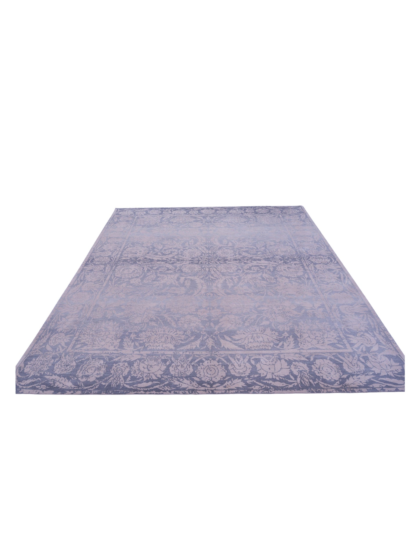 Tamara Sage Green Sage Green 9x12 Hand Knotted Rug