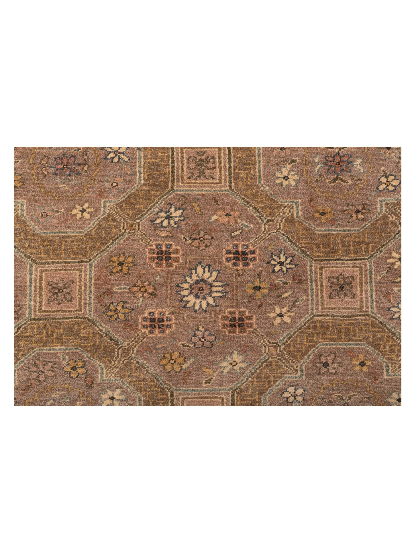 Antiqua Loom Light Brown Light Brown 9.3x12.1 Hand Knotted Rug