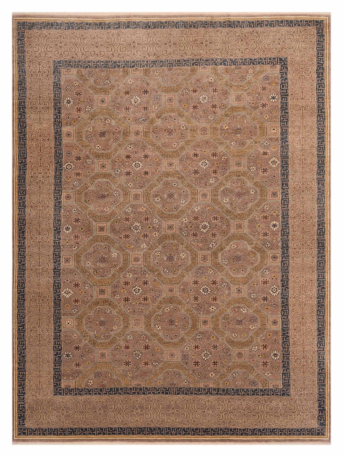 Pasha Antique Loom  Light Brown Light Brown Traditional