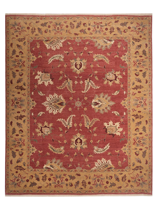 Pasha Antique Loom  Rust Gold Traditional