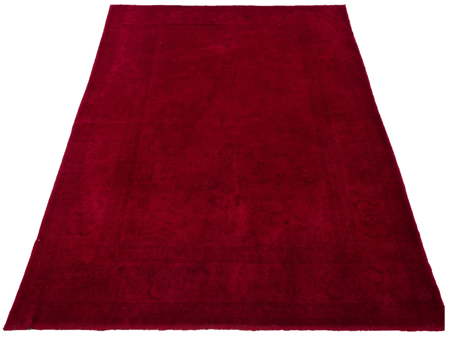 Vintage Red 8.3x9.10 Hand Knotted Rug