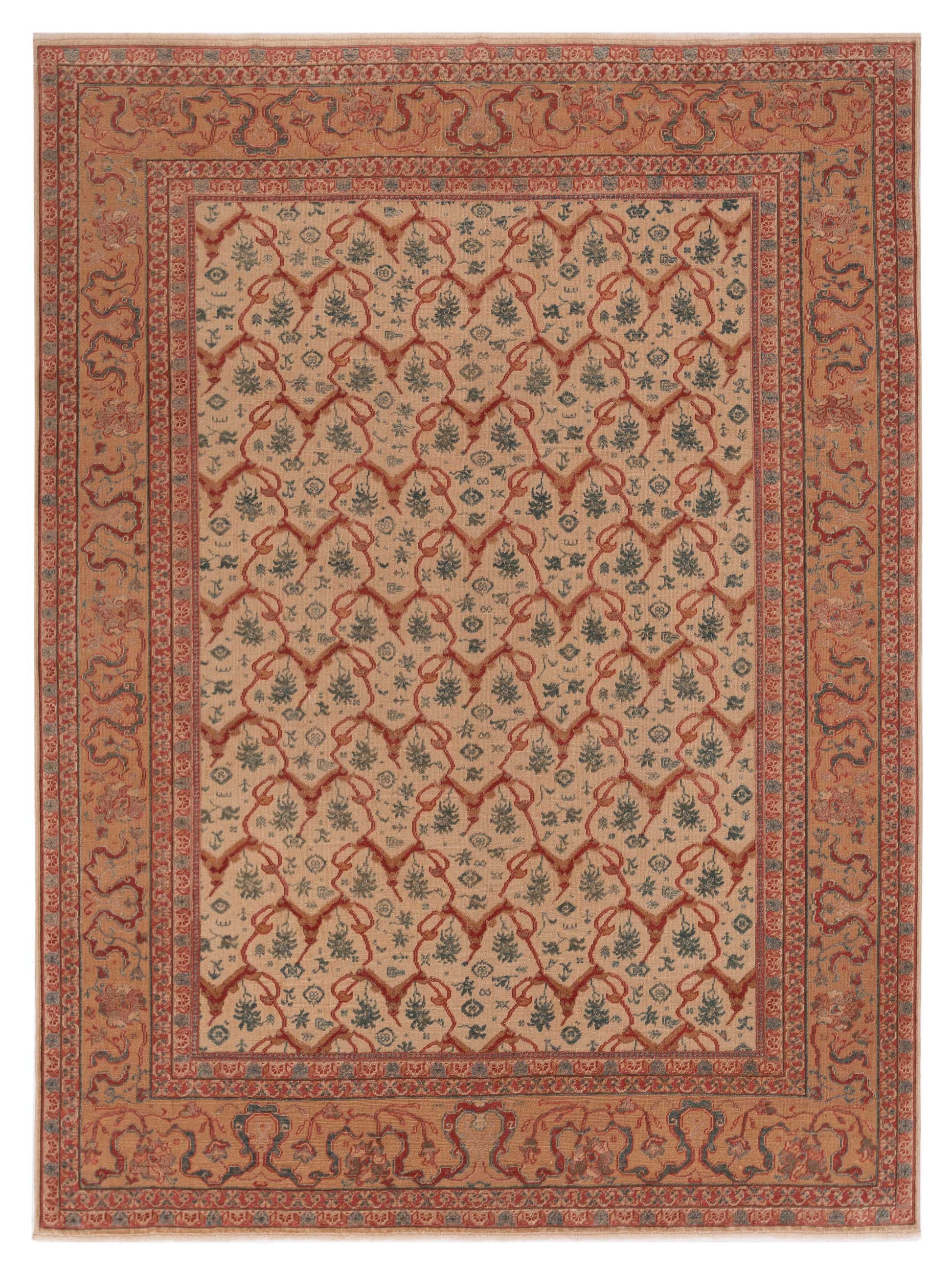 Pasha Antique Loom  Beige Gold Transitional