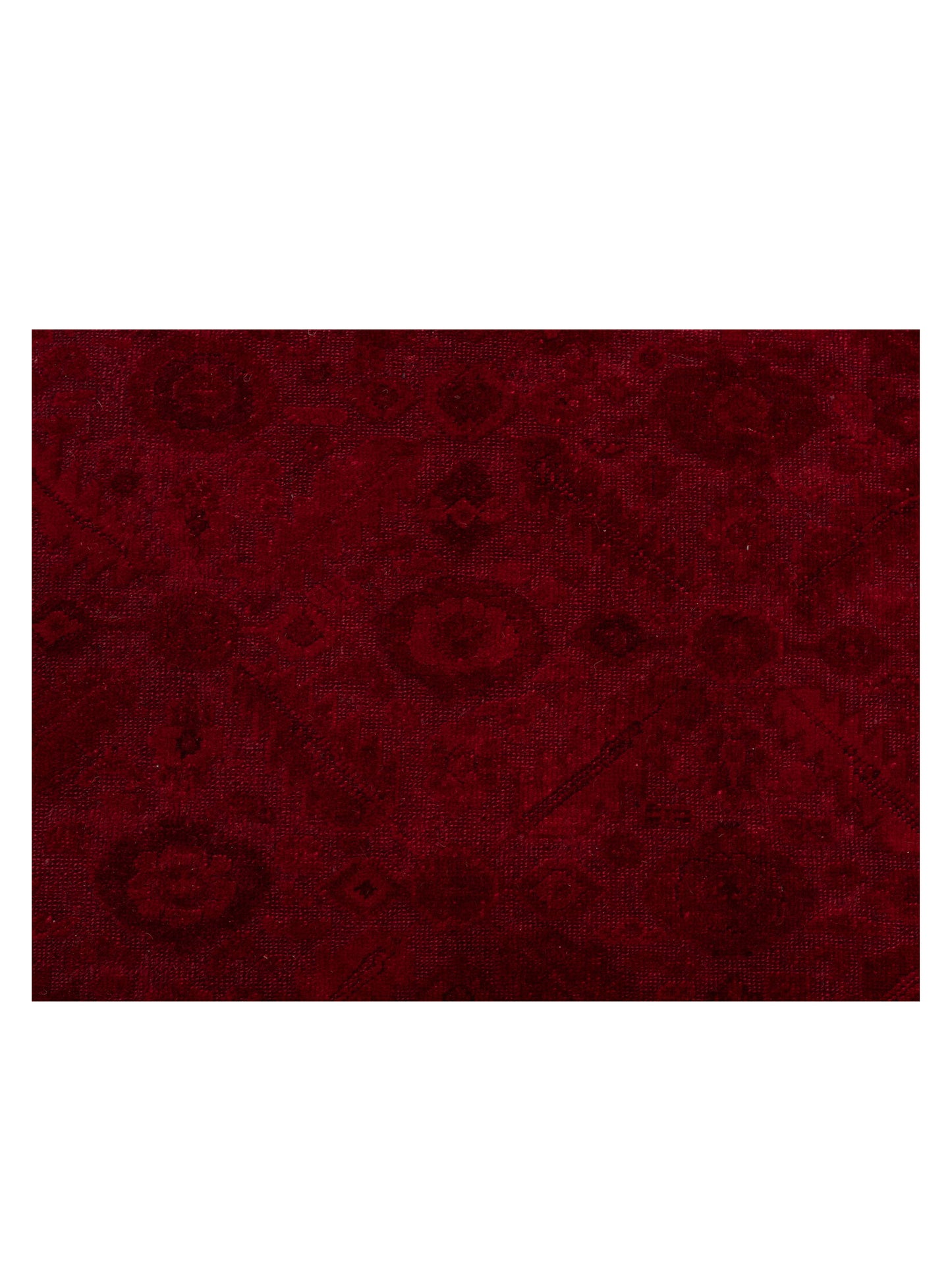 Vintage Red 8.4x10.8 Hand Knotted Rug