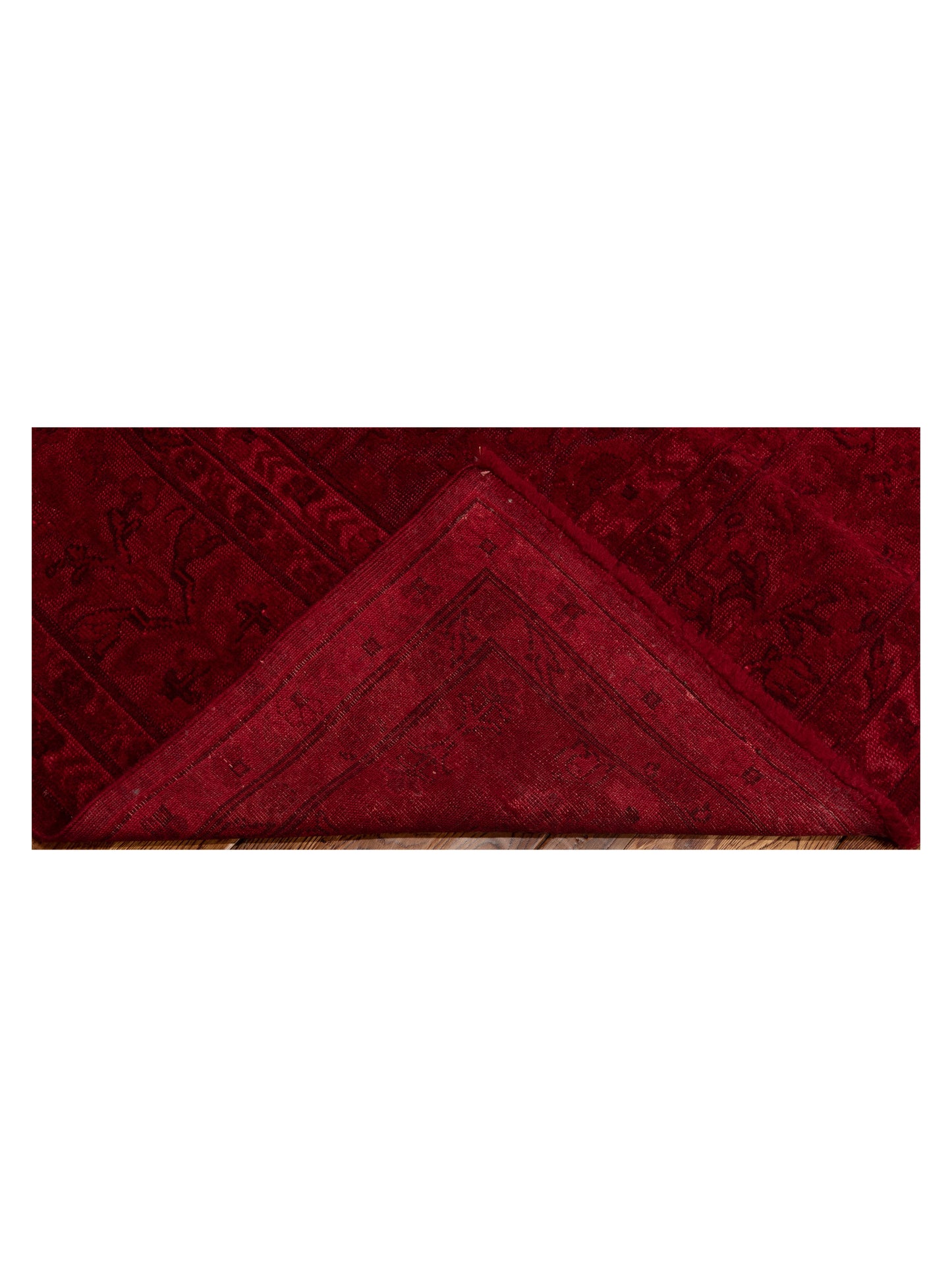 Vintage Red 8.4x10.8 Hand Knotted Rug