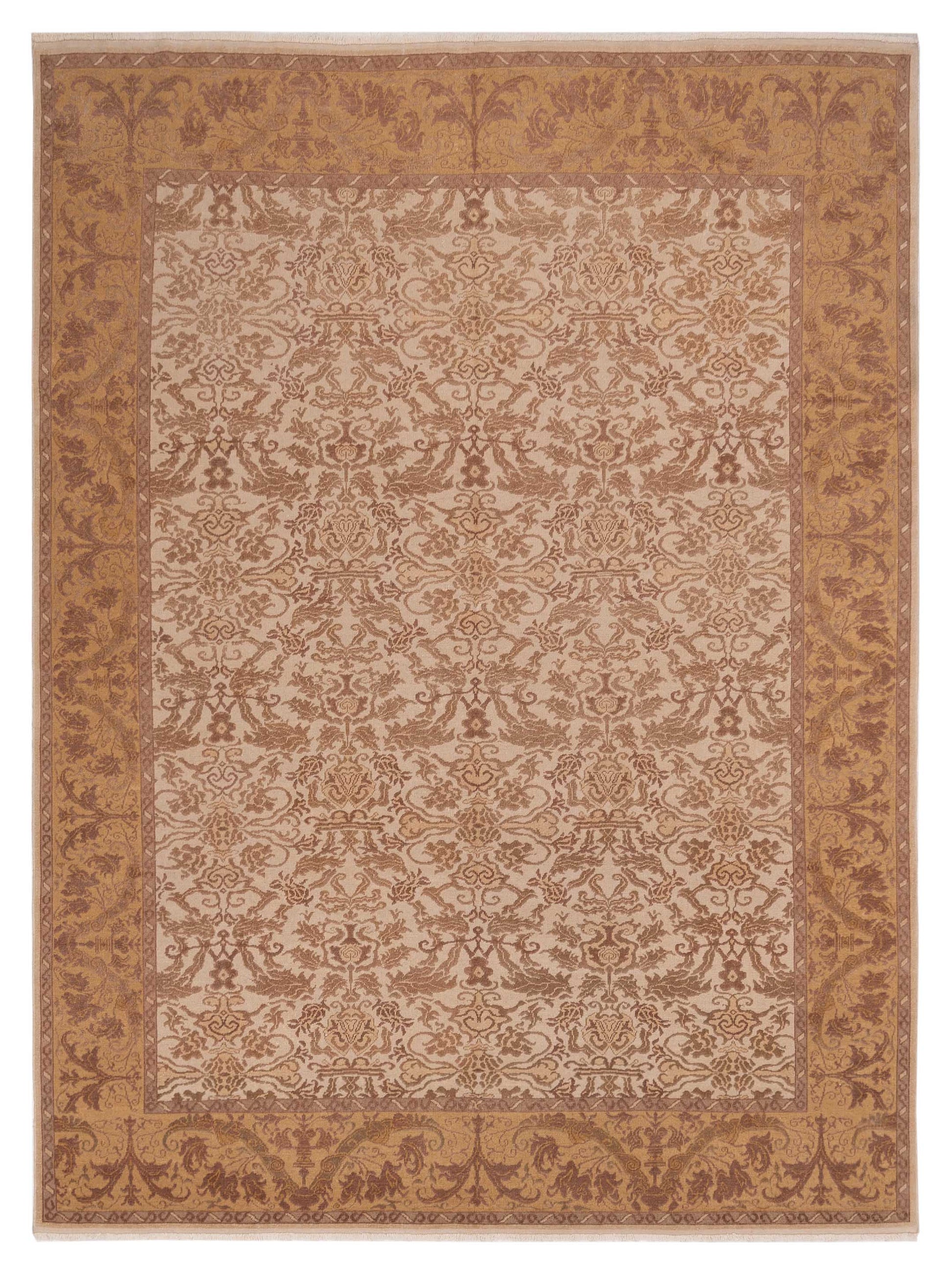 Pasha Antique Loom  Ivory Gold Transitional