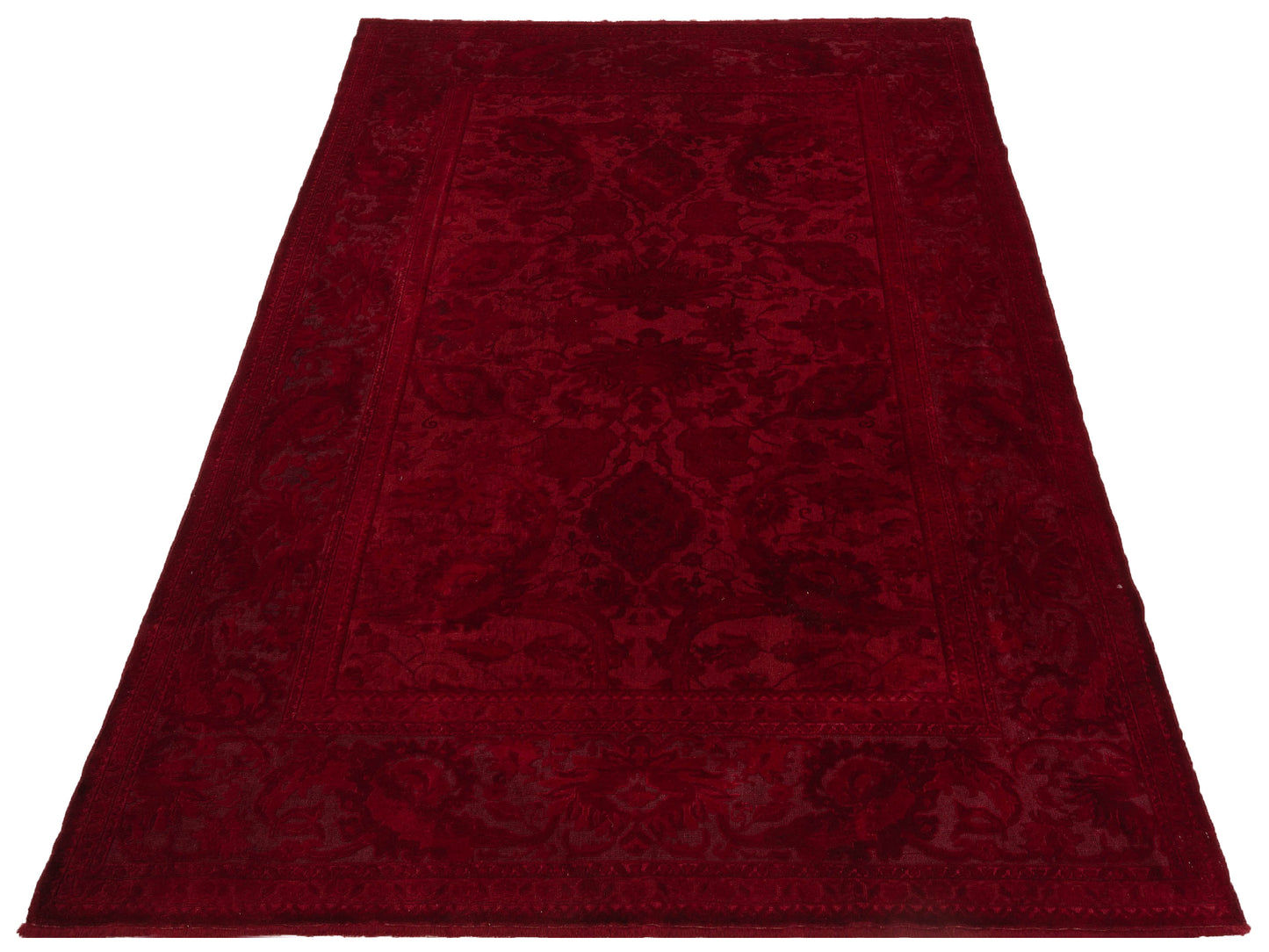 Vintage Red 6.9x9.6 Hand Knotted Rug