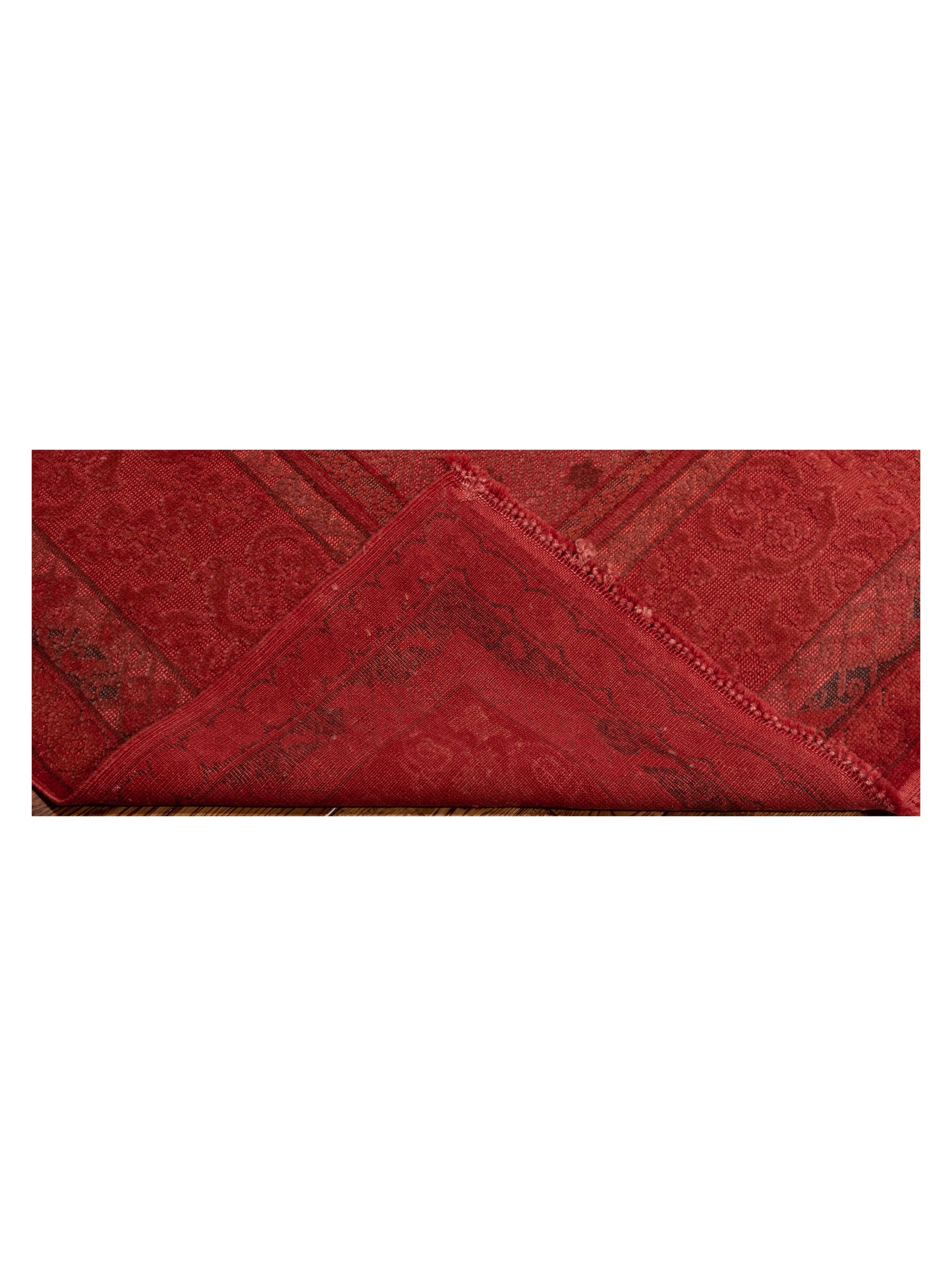 Vintage Red 8.2x10.2 Hand Knotted Rug